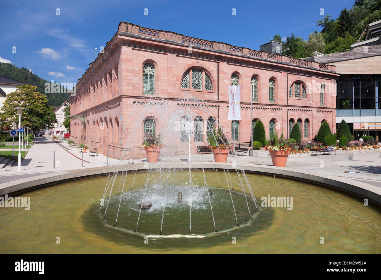 Espace bien-être au Palais Thermal Kurplatz (square), Bad Wildbad, Forêt-Noire, Bade-Wurtemberg, Allemagne Banque D'Images