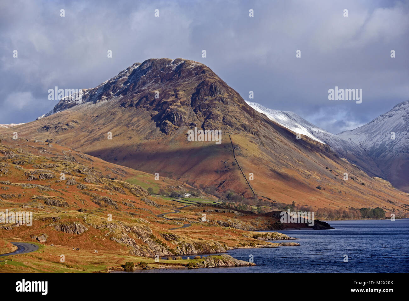 Yewbarrow n'est tombé à la tête de Rivamonte Agordino. Parc National de Lake District, Cumbria, Angleterre, Royaume-Uni, Europe. Banque D'Images