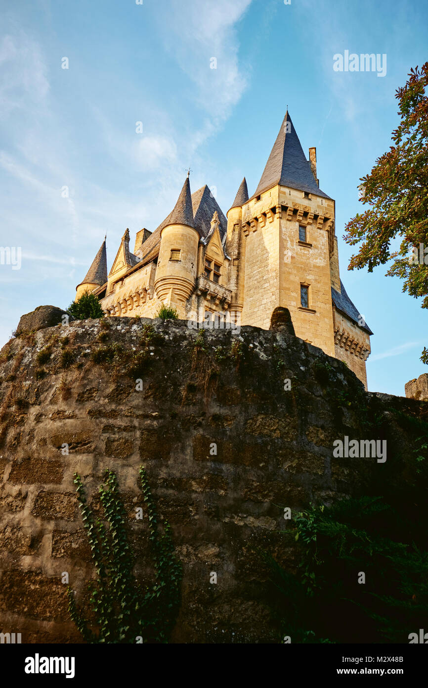 Chateau de Clerans à Saint Leon sur Vezere en Dordogne France Banque D'Images