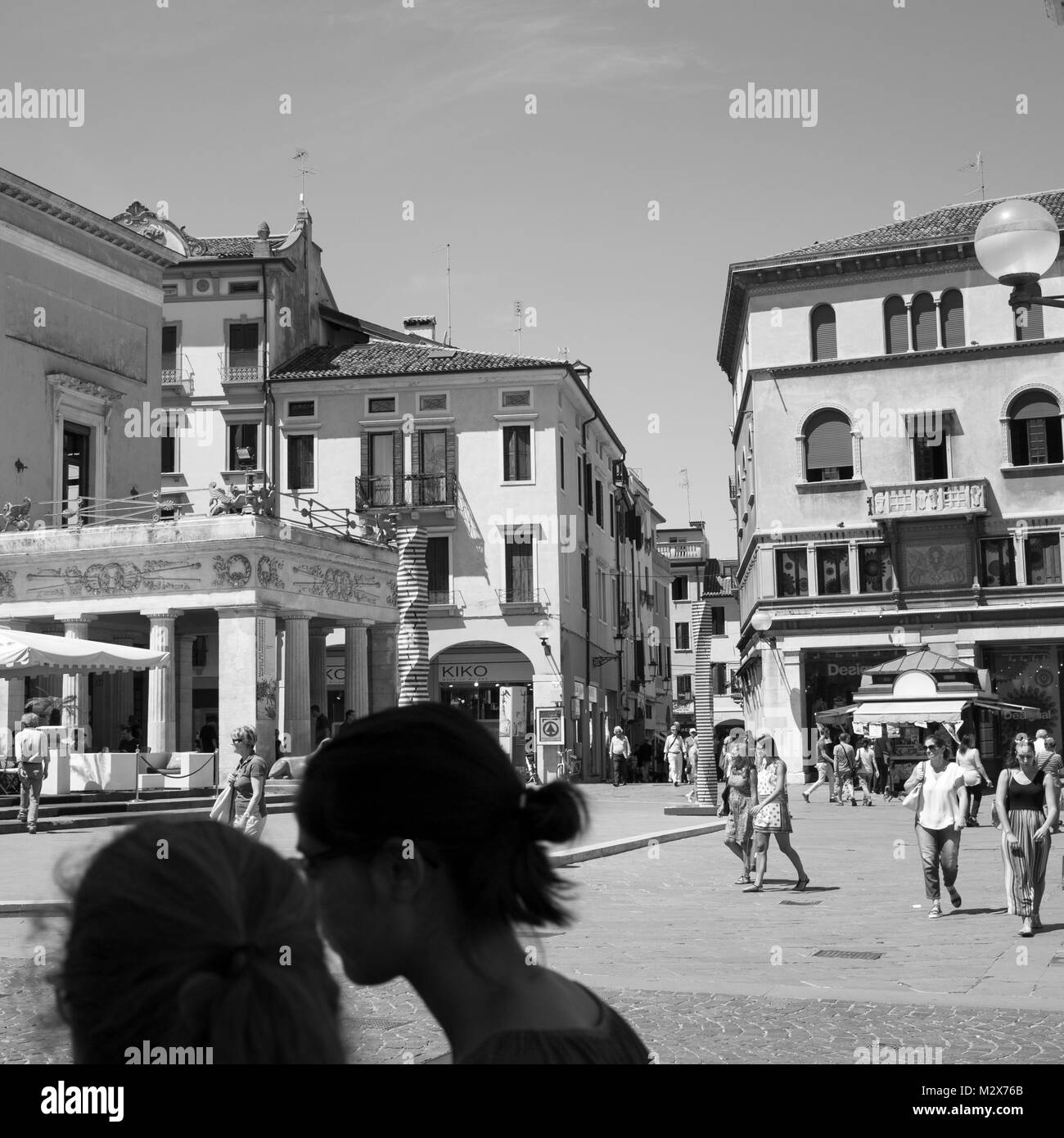 Été. Padoue, centre de la ville. Banque D'Images