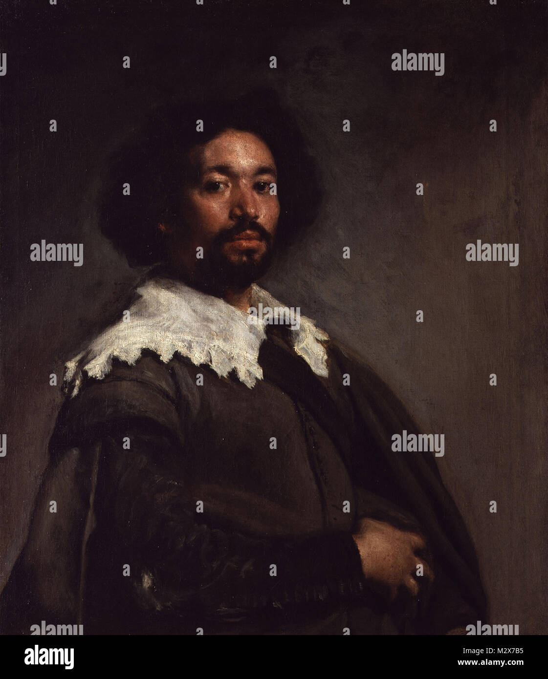 Diego Velázquez, Portrait de Juan de Pareja (ch. 1650) Banque D'Images