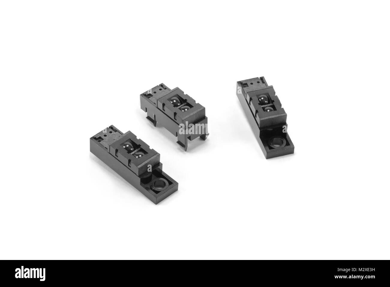 Fermé jusqu'Photomicrosensor - détecteur à fente ou capteur de lumière Banque D'Images