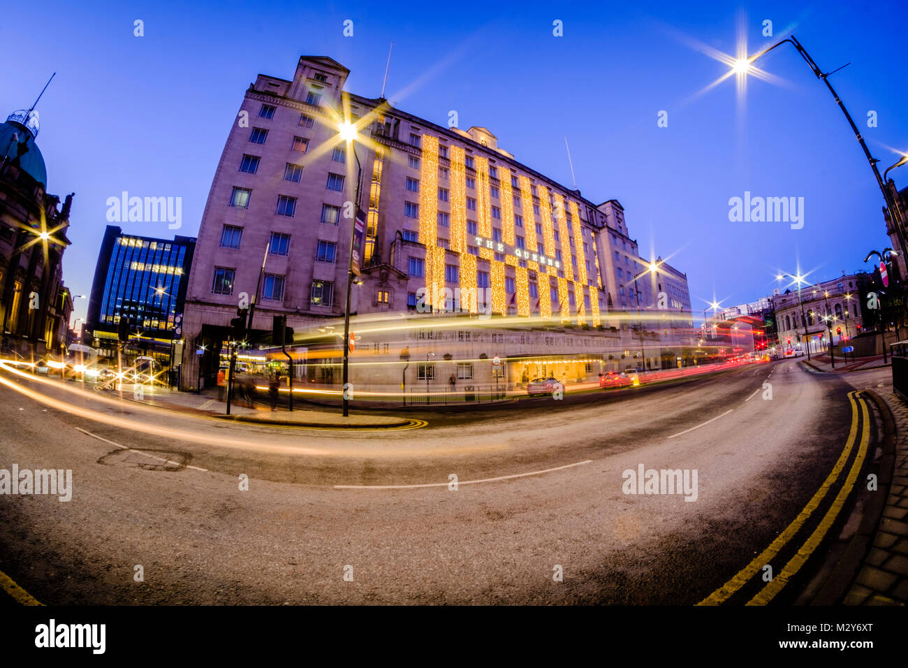 Le Queens Hotel, Leeds, West Yorkshire, Angleterre Banque D'Images