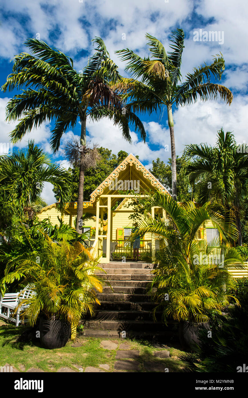 Romney Manor à Saint-Kitts et Nevis, Caraïbes Banque D'Images