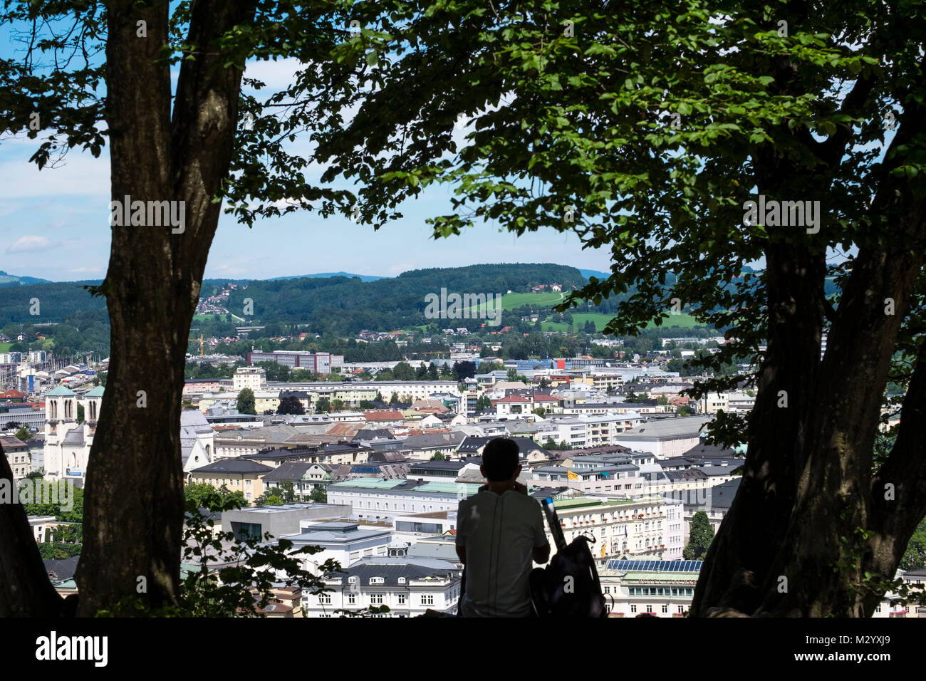 Archirecture contemporaine à Salzbourg Autriche, Europe Banque D'Images