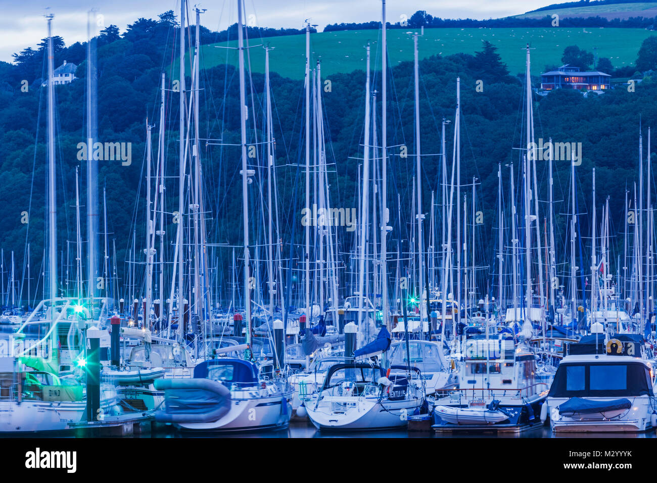 L'Angleterre, Devon, Dartmouth, Kingswear, disponibles à l'Ancre Banque D'Images