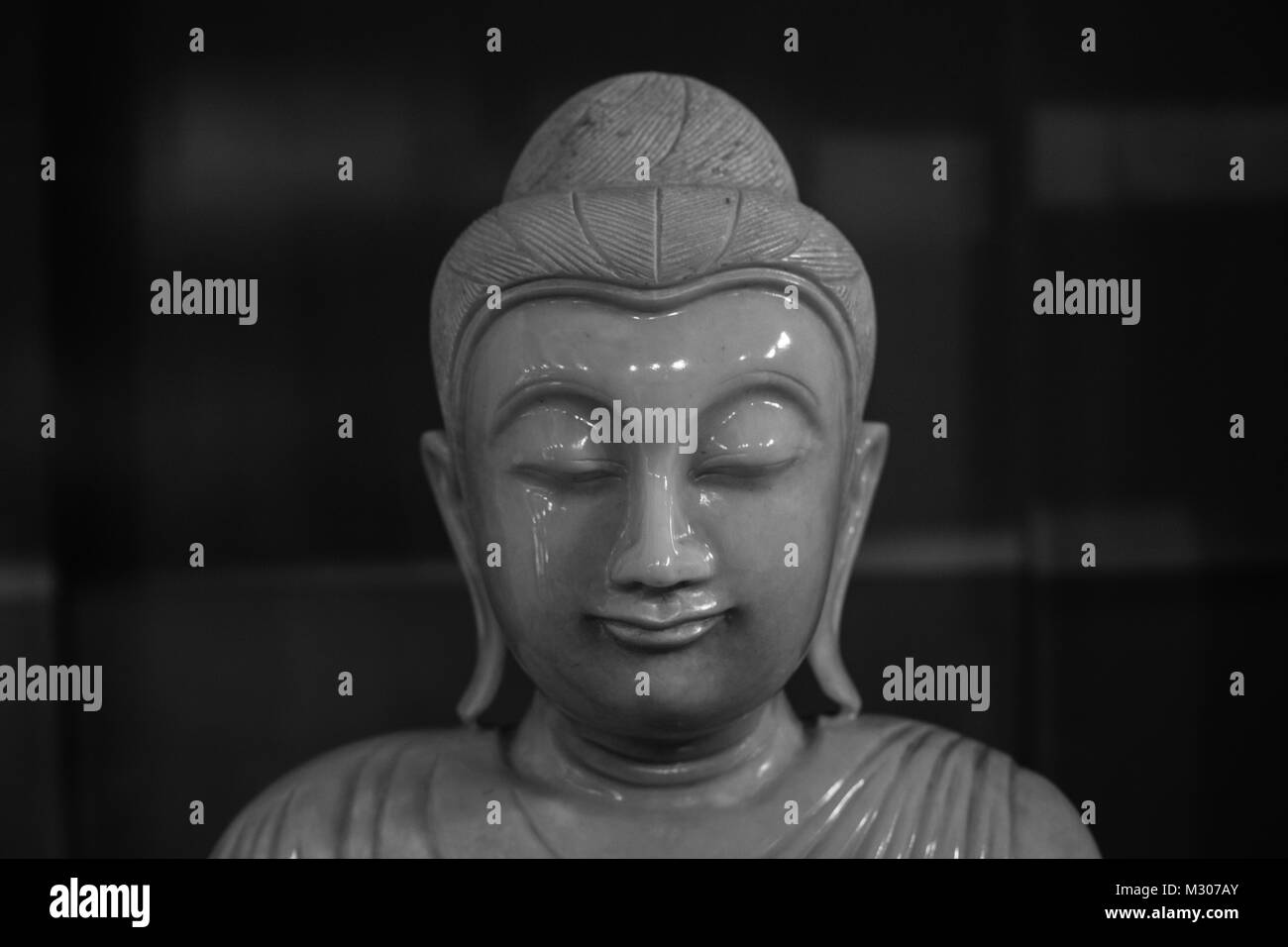 Statue de Bouddha au Sri Lanka, en Asie du Sud Banque D'Images
