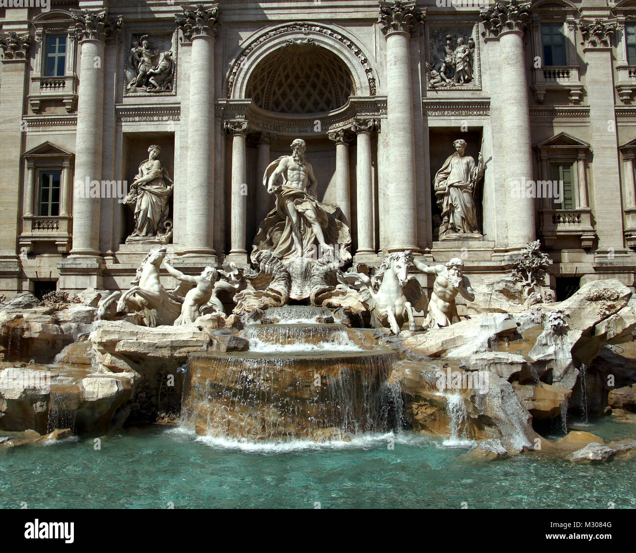 Fontana di Trevi, Rome Banque D'Images