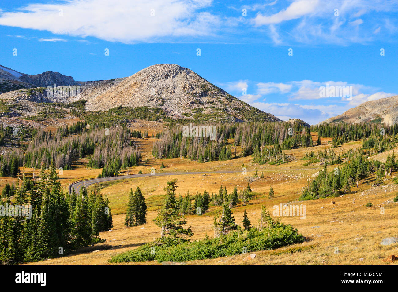 Snowy Range Scenic Byway, Centennial, Wyoming, USA Banque D'Images