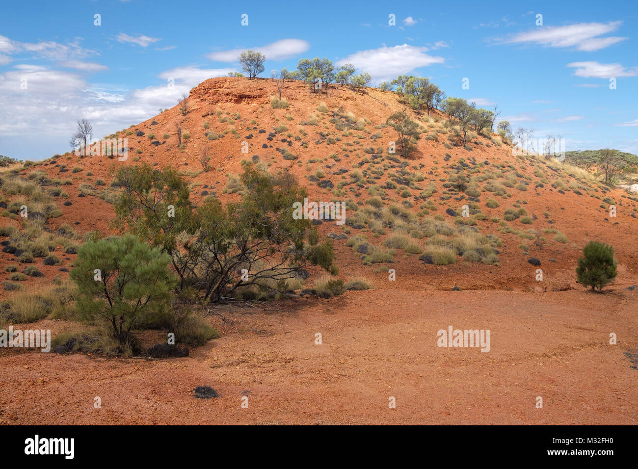 Australian Outback Paysage, Winton dans le Queensland, en Australie. Banque D'Images