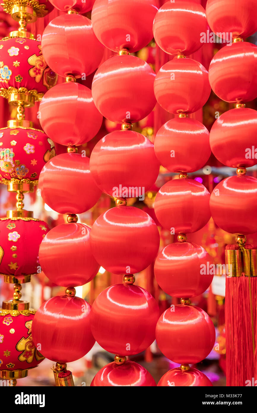 Tradition décoration de mots chinois,meilleurs voeux et bonne chance pour le prochain nouvel an chinois Banque D'Images