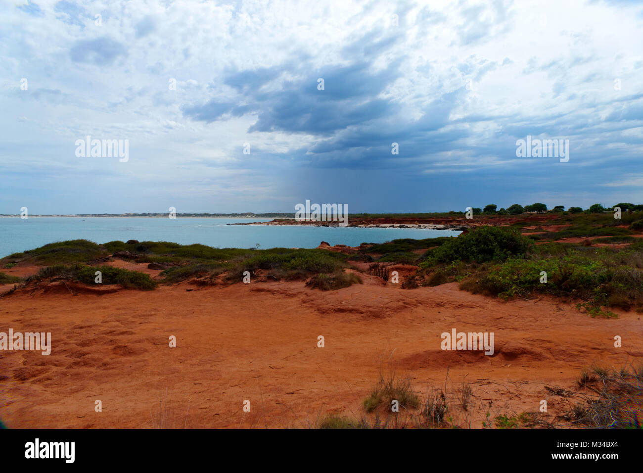 Paysage côtier rouge, Broome, Australie occidentale, Kimberley Ouest Banque D'Images