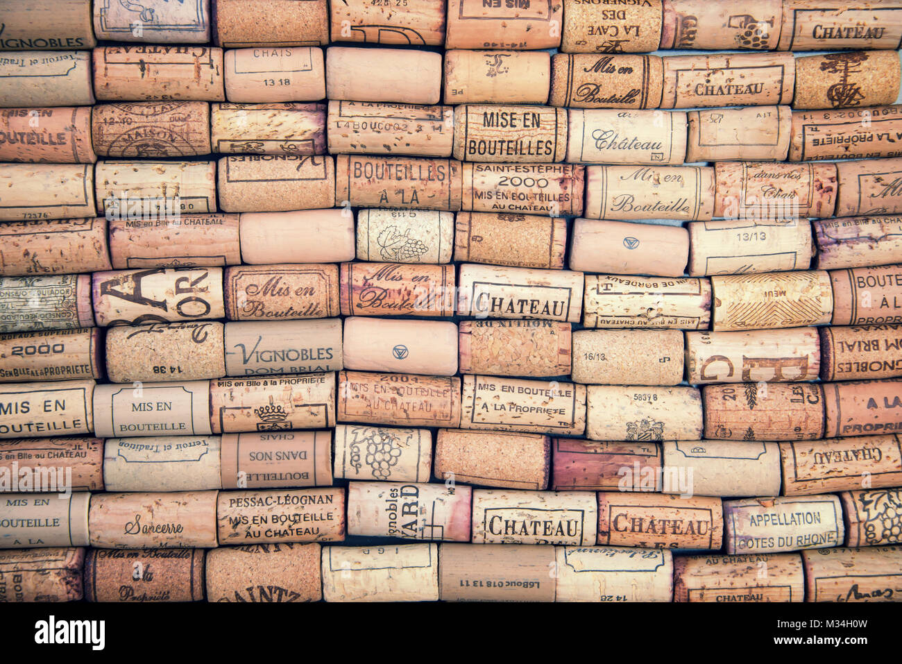 Wine corks background Banque D'Images