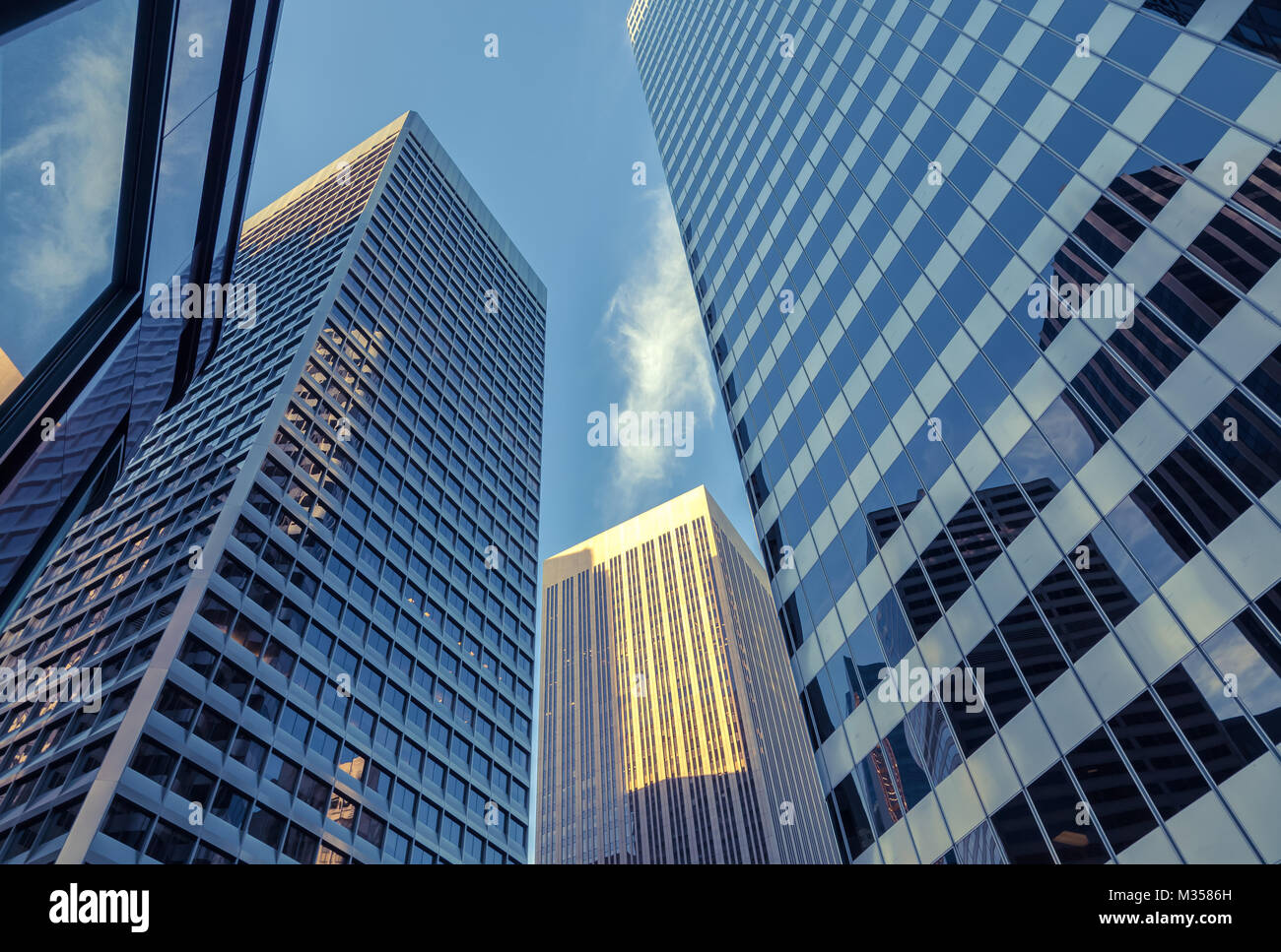 Structures architecturales à San Francisco, Californie, États-Unis. Banque D'Images