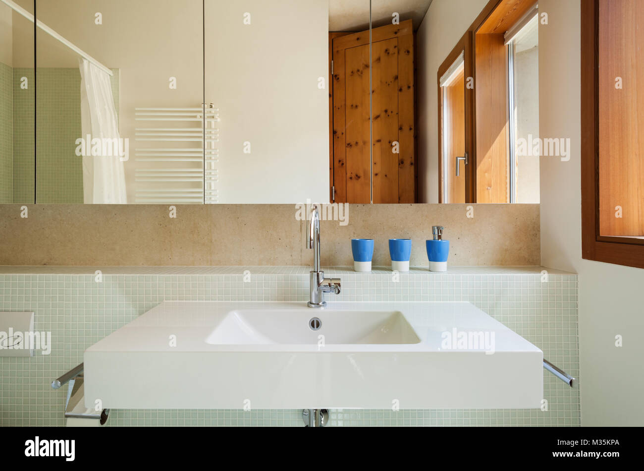 La conception moderne de l'architecture d'intérieur, salle de bains, Banque D'Images