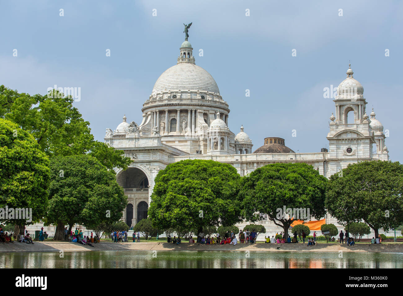 Victoria Memorial à Kolkata, Inde Banque D'Images