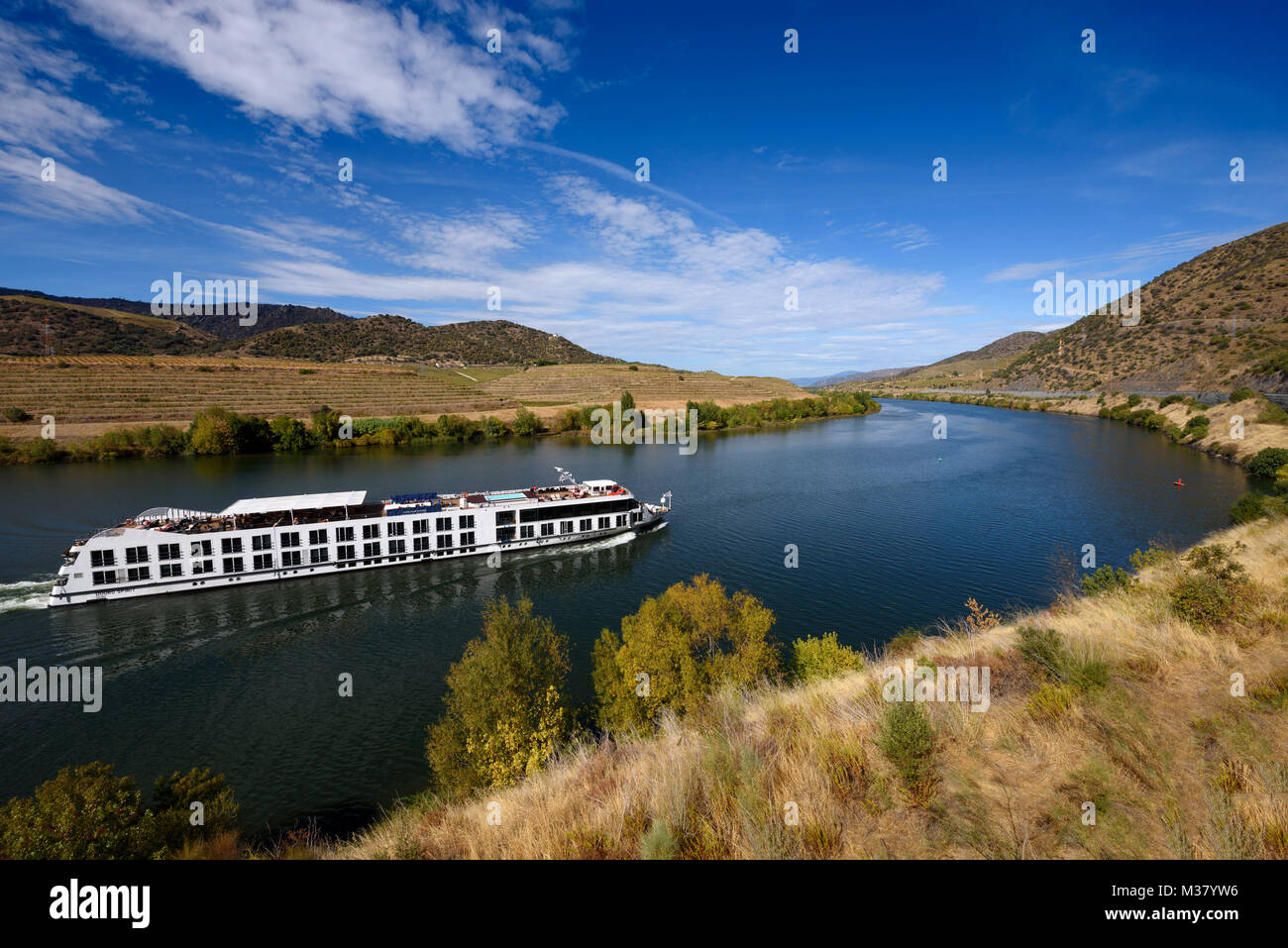 Bateau de croisière sur le fleuve Douro, Portugal, Europe Banque D'Images