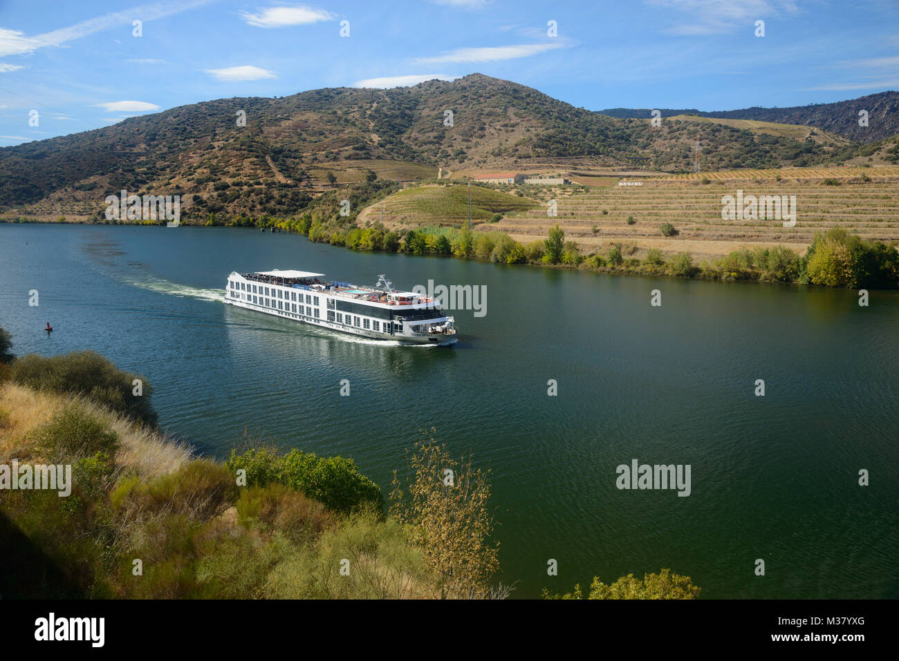 Bateau de croisière sur le fleuve Douro, Portugal, Europe Banque D'Images