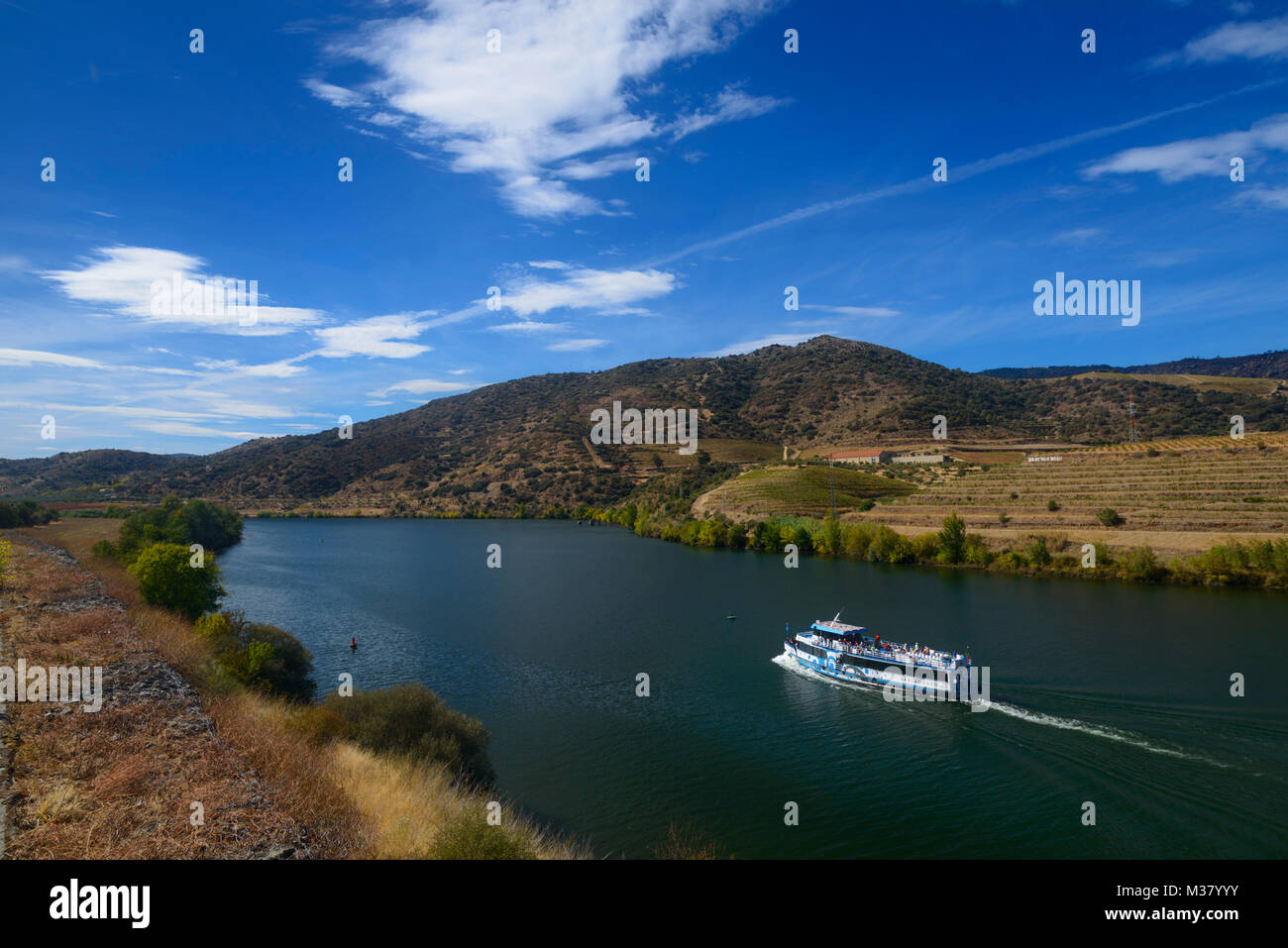 Bateau de croisière sur le fleuve Douro, Portugal, Europe Banque D'Images