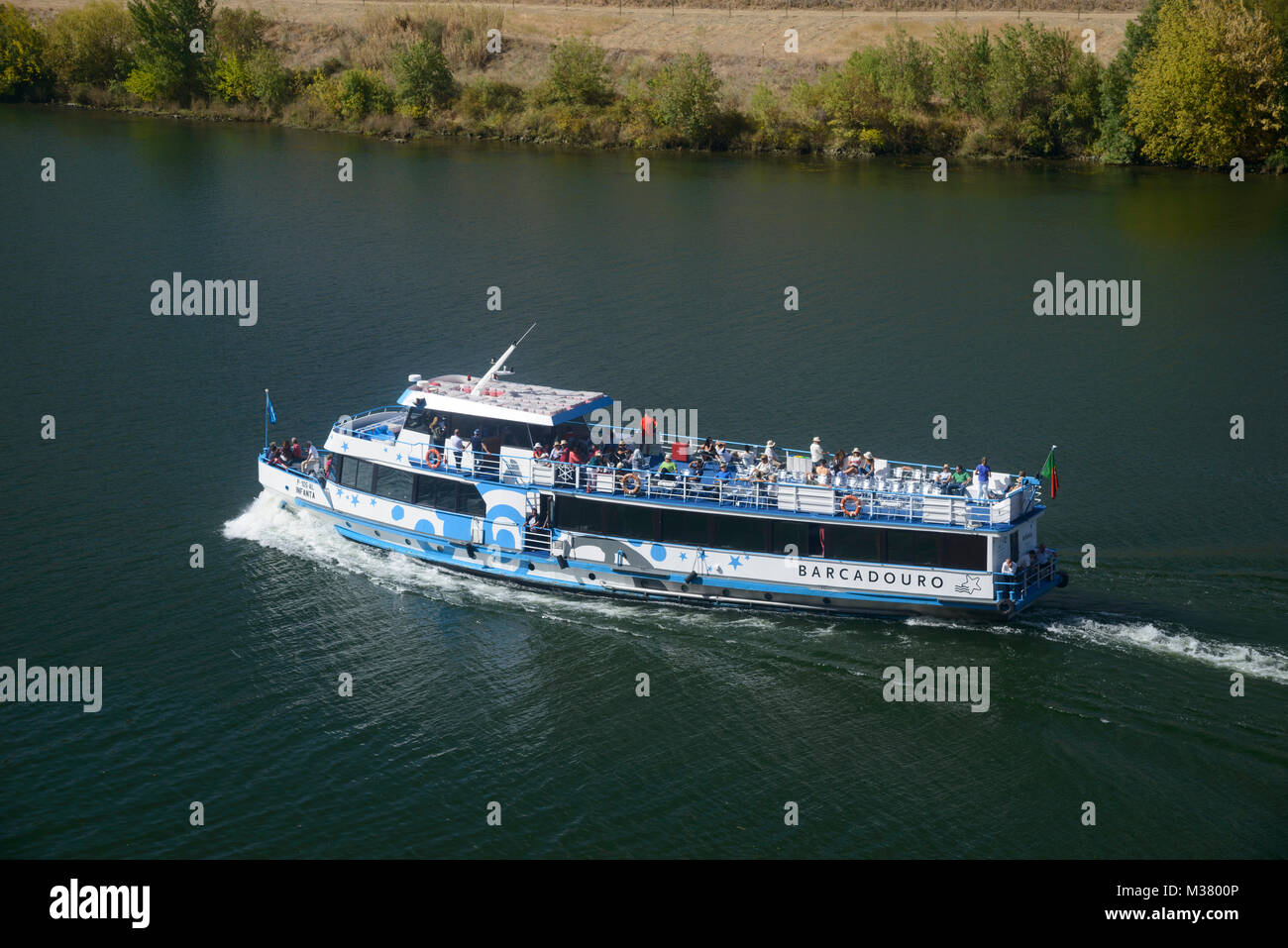 Bateau de croisière sur le fleuve Douro, Portugal, Europe Banque D'Images