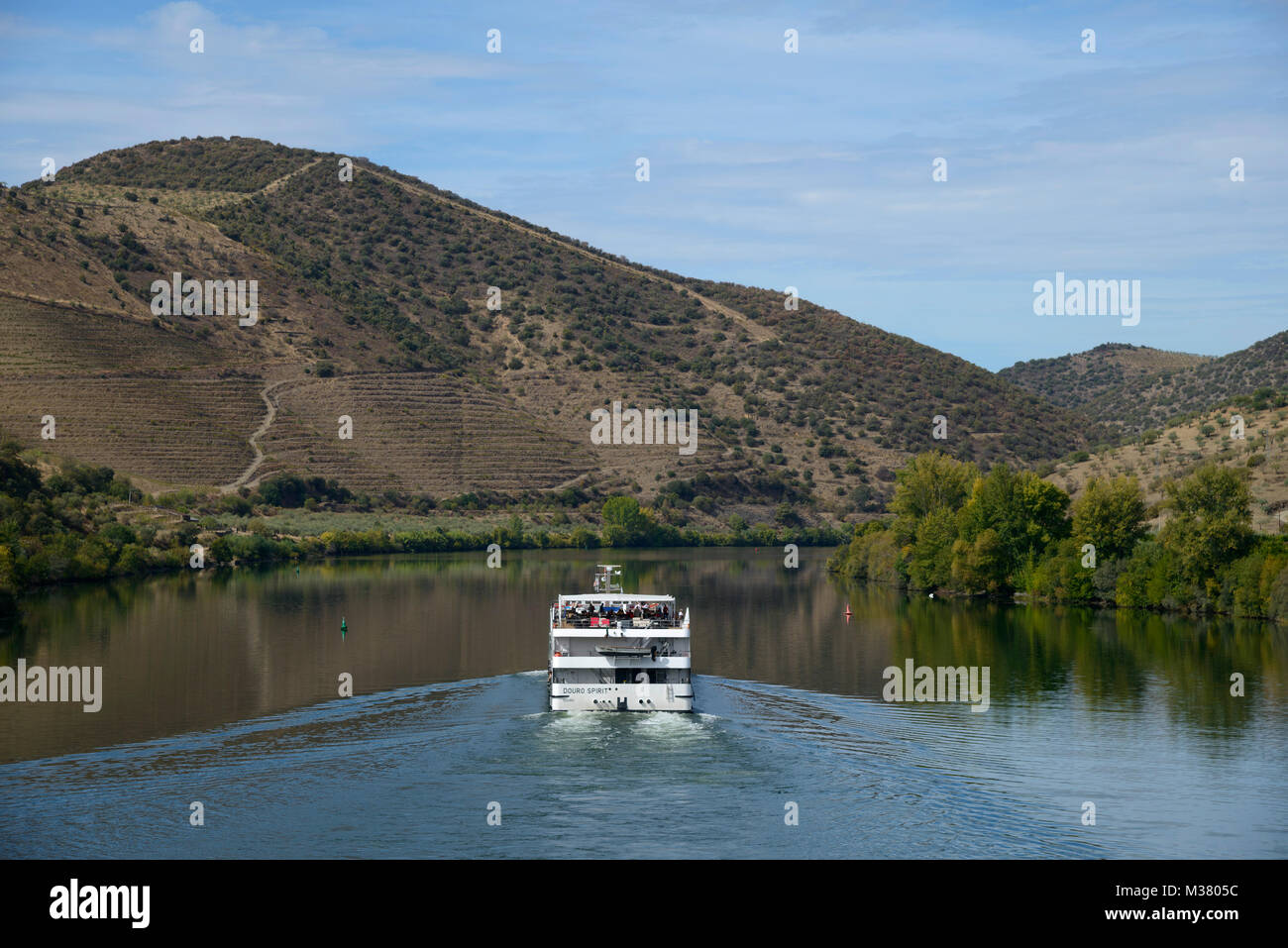 Bateau de croisière sur le fleuve Douro, Portugal, Europe Banque D'Images