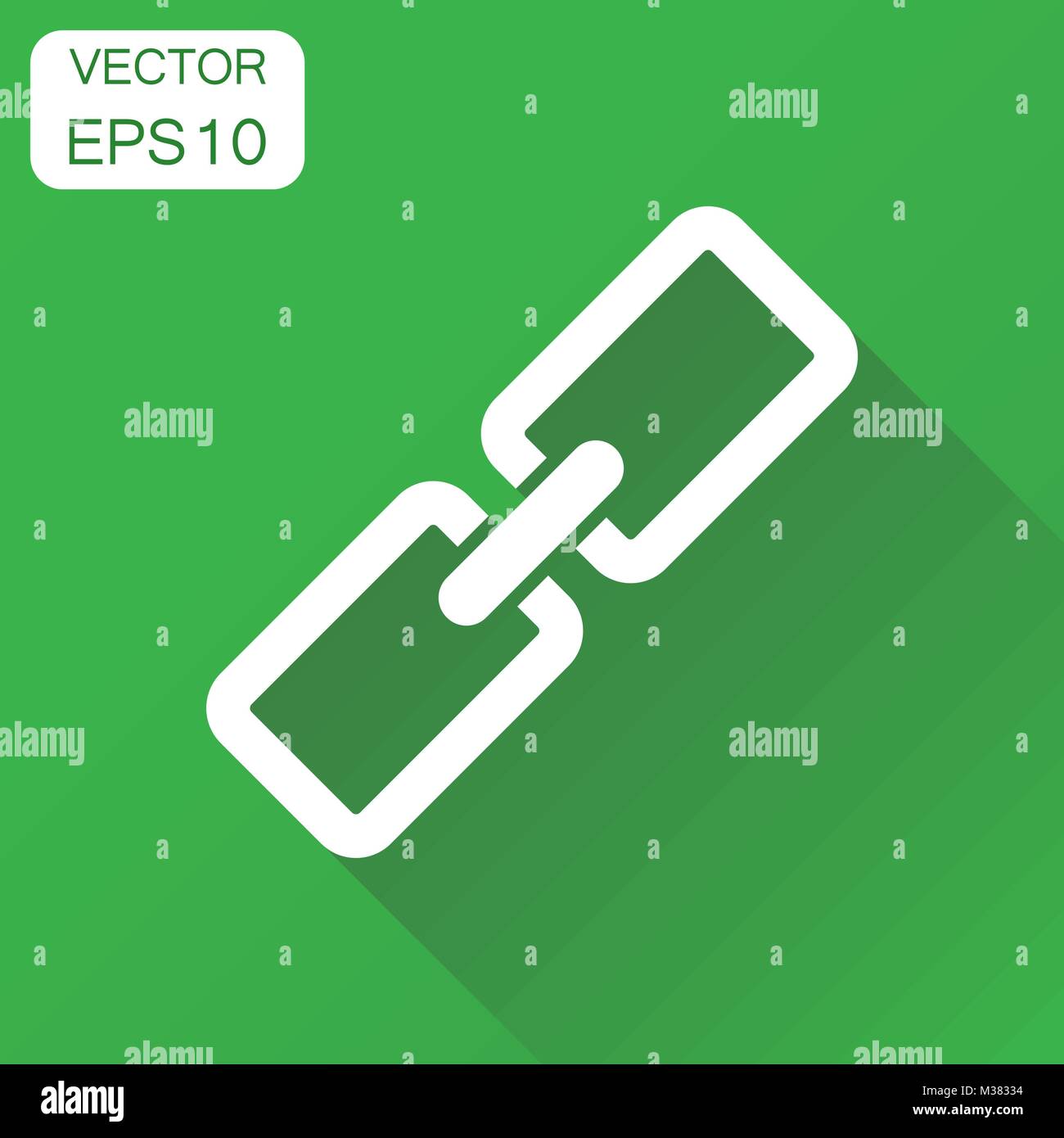 L'icône de connexion en chaîne. Concept d'affaires pictogramme de la ...