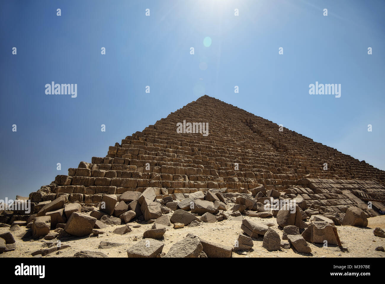 Le Caire Coucher du Soleil prises en 2015 Banque D'Images