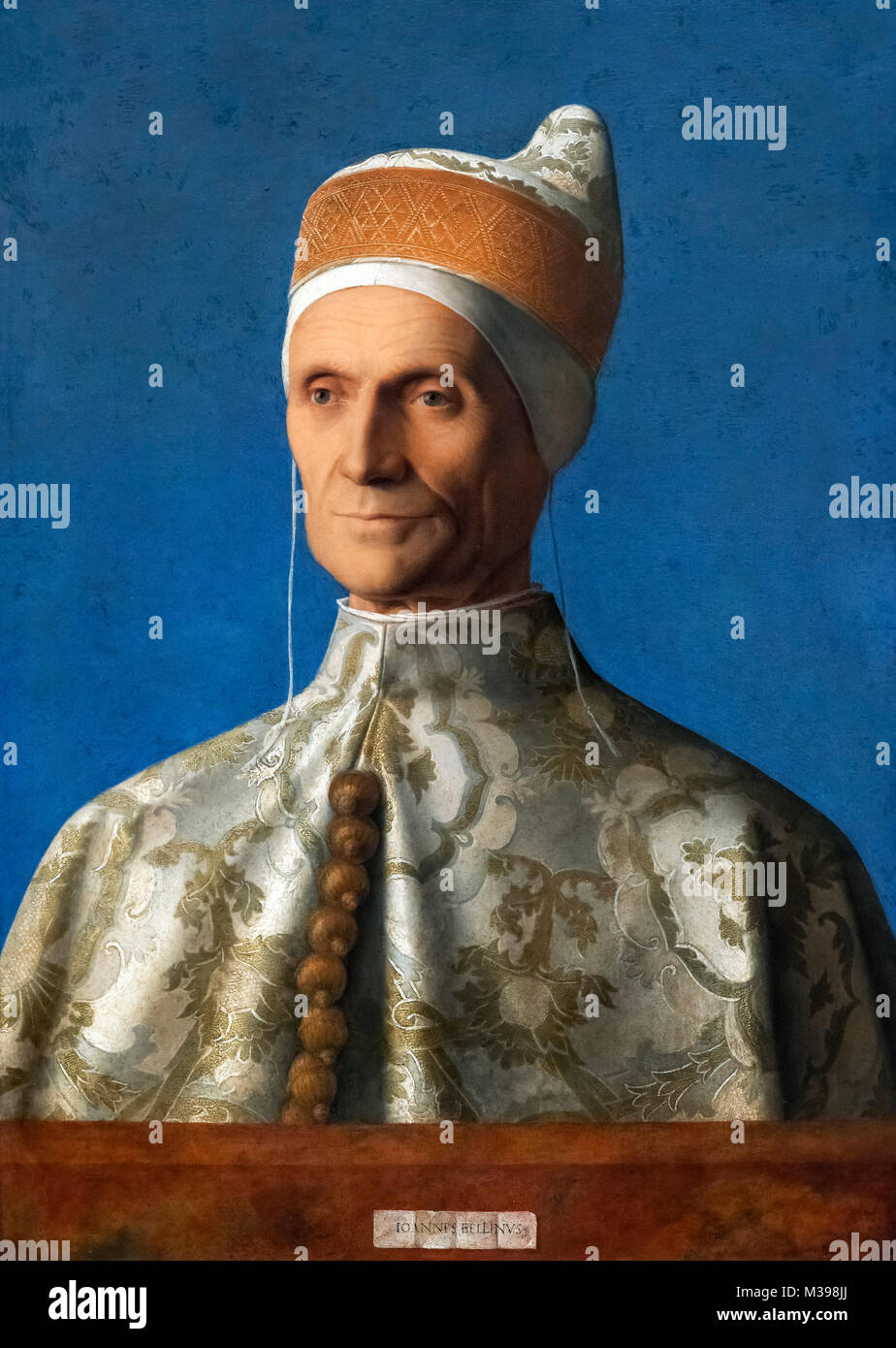 Giovanni Bellini, peinture intitulée Doge Leonardo Loredan, huile sur peuplier, vers 151/2 Banque D'Images