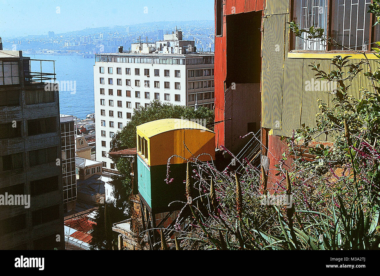 Ascensor concepcion Valparaiso Banque D'Images