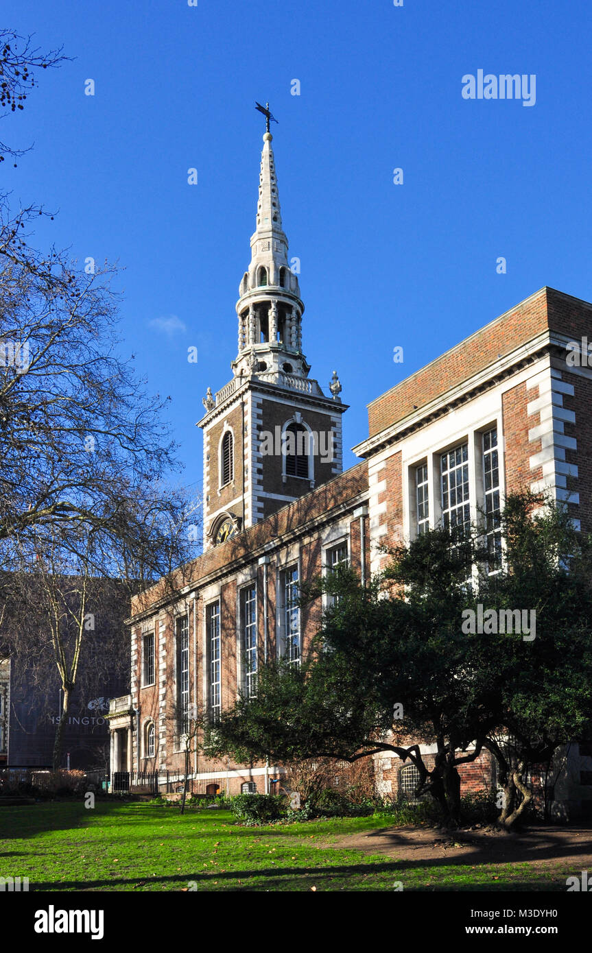 L'église St Mary, Upper Street, Islington, London, England, UK Banque D'Images