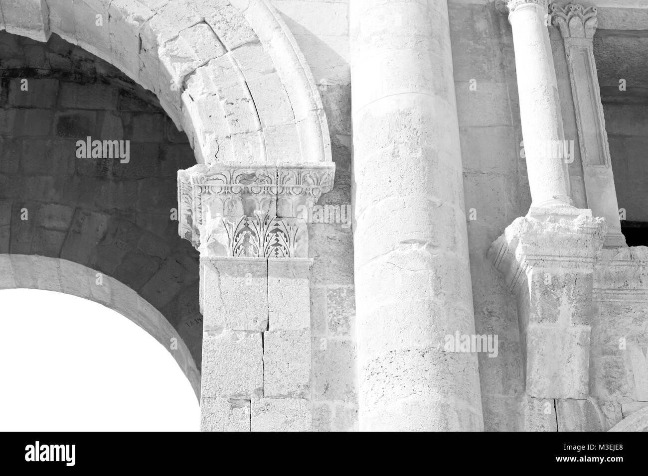 En Jordanie Jerash le site archéologique antique héritage classique pour les touristes Banque D'Images