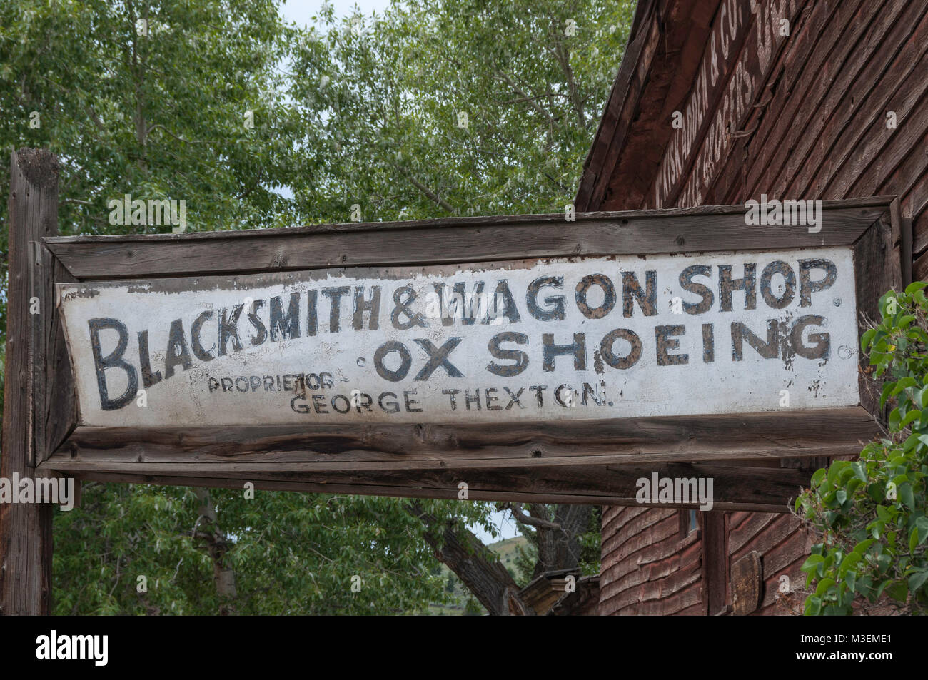 Virginia City, Nevada - Juillet 9, 2010 : Virginia City est un monument historique national et est plein de vieux bâtiments construits durant les années 1800 boom minier. Banque D'Images