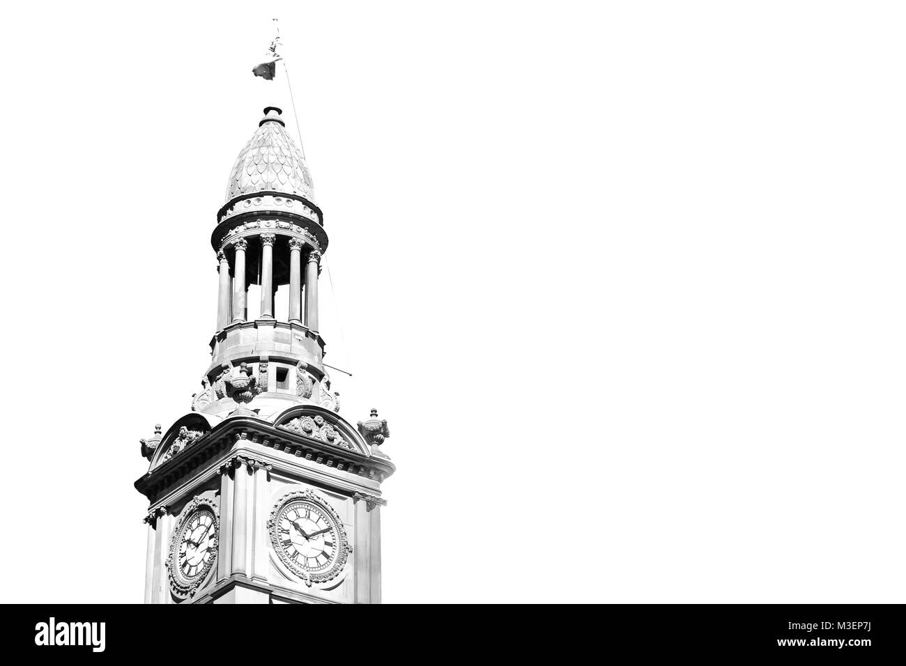 En australie sydney l'antique tour de l'horloge dans le ciel Banque D'Images