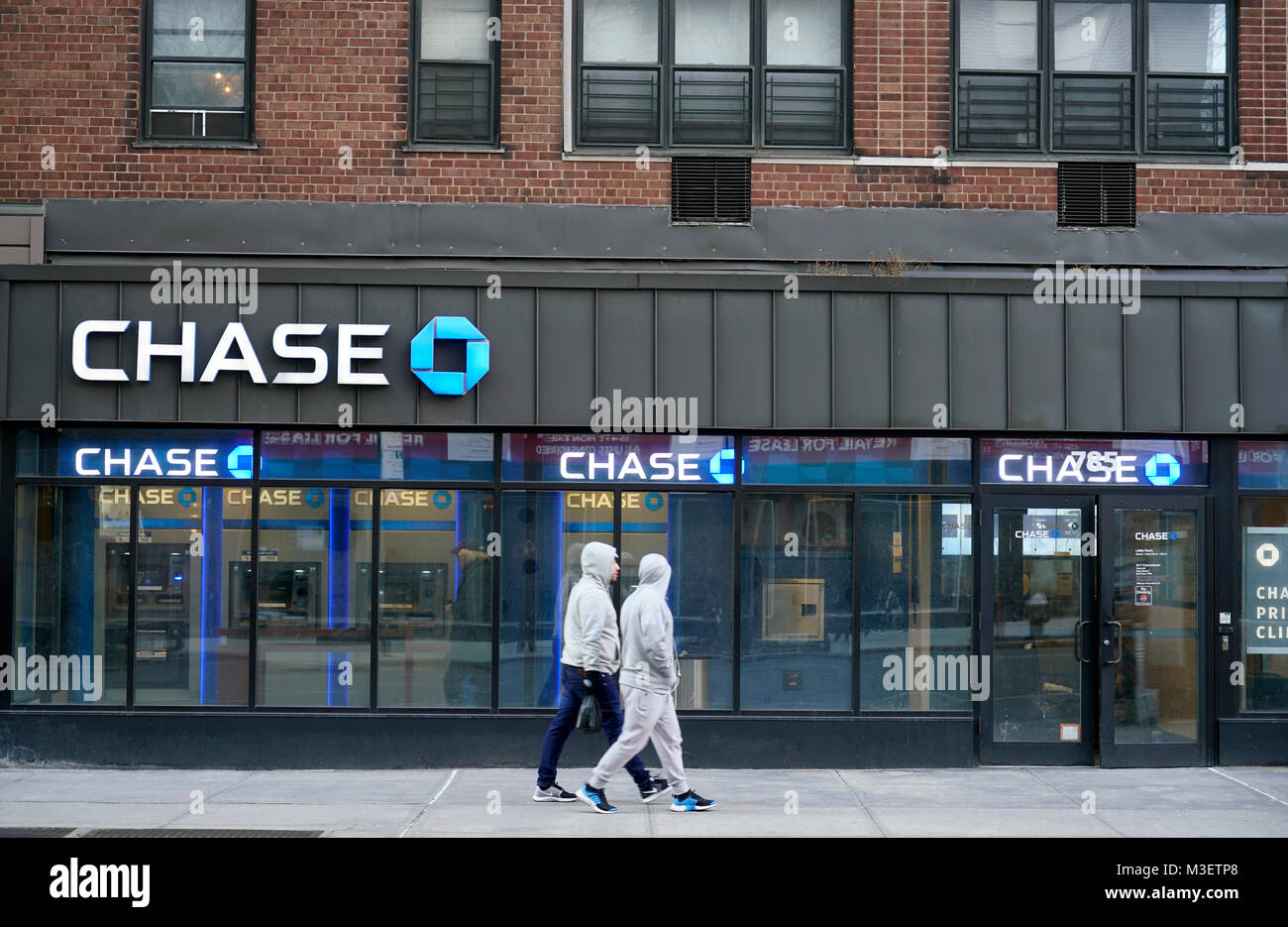 Une succursale de la banque Chase sur Broadway.Soho.Manhattan.New York City.USA Banque D'Images