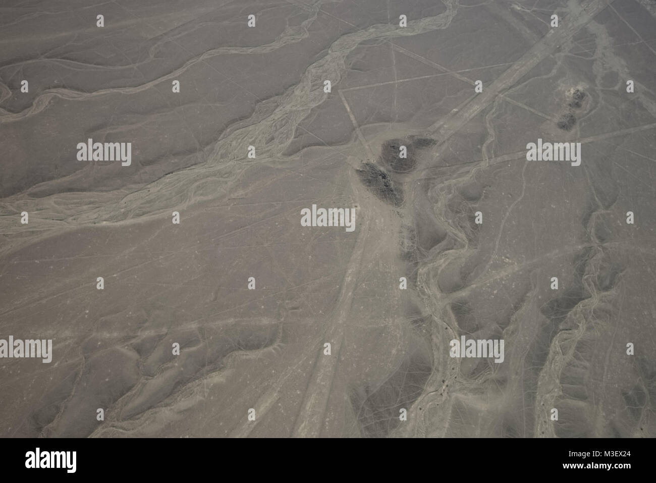 Lignes de Nazca Nazca Désert, Pérou Banque D'Images