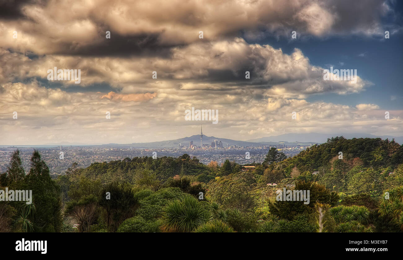 Waitakere Ranges Regional Park Nouvelle-zélande pris en 2015 Banque D'Images