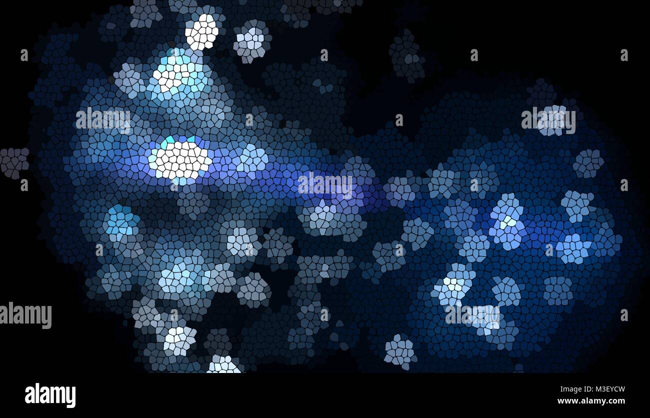 Abstrait toile simulant un vitrail Illustration de Vecteur