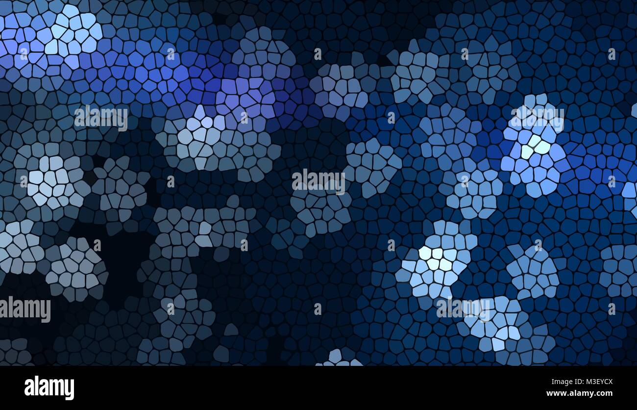 Abstrait toile simulant un vitrail Illustration de Vecteur