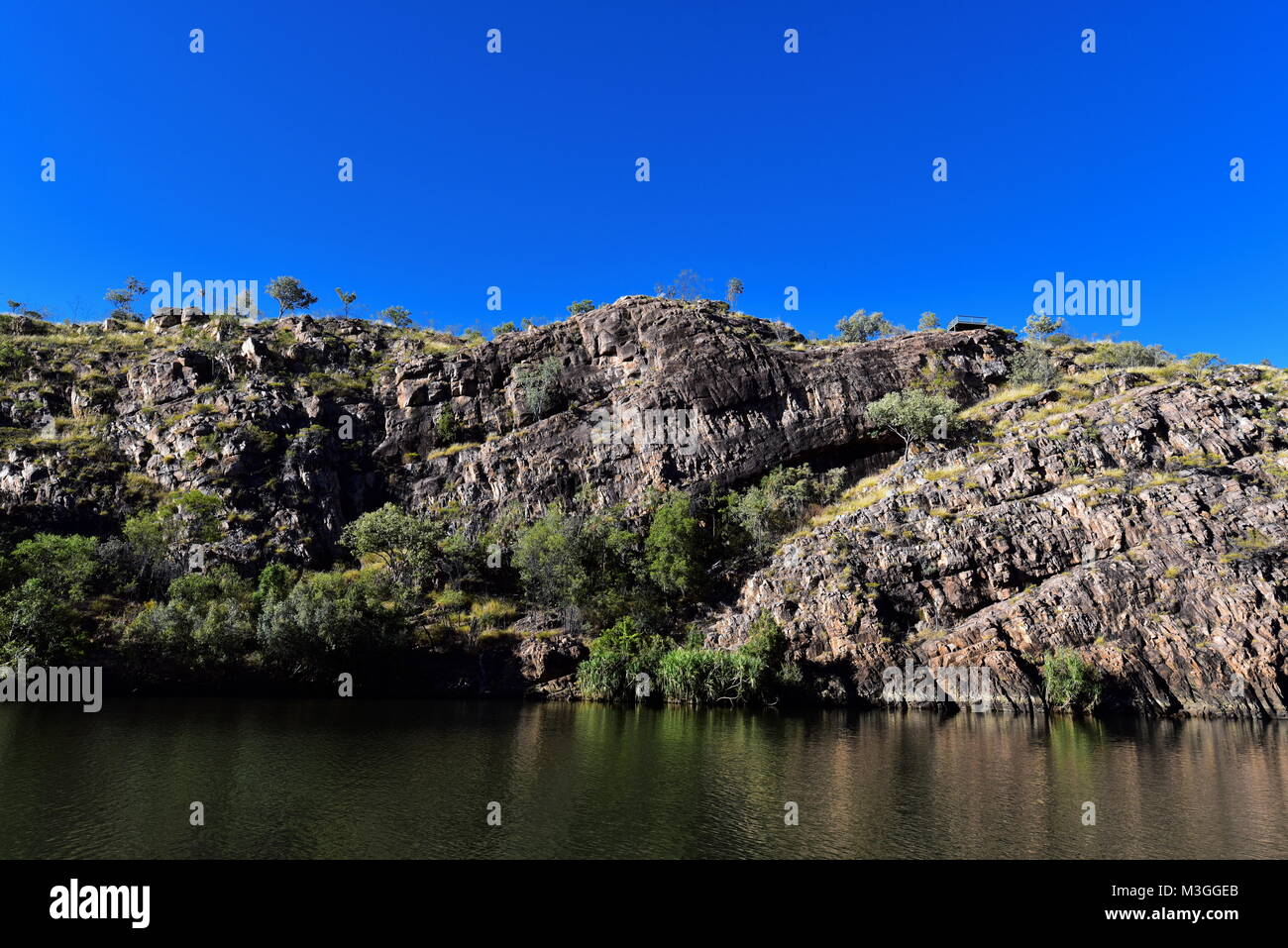 Katherine Gorge magnifique ,montagne,Crocodile Katherine Australie occidentale, Banque D'Images