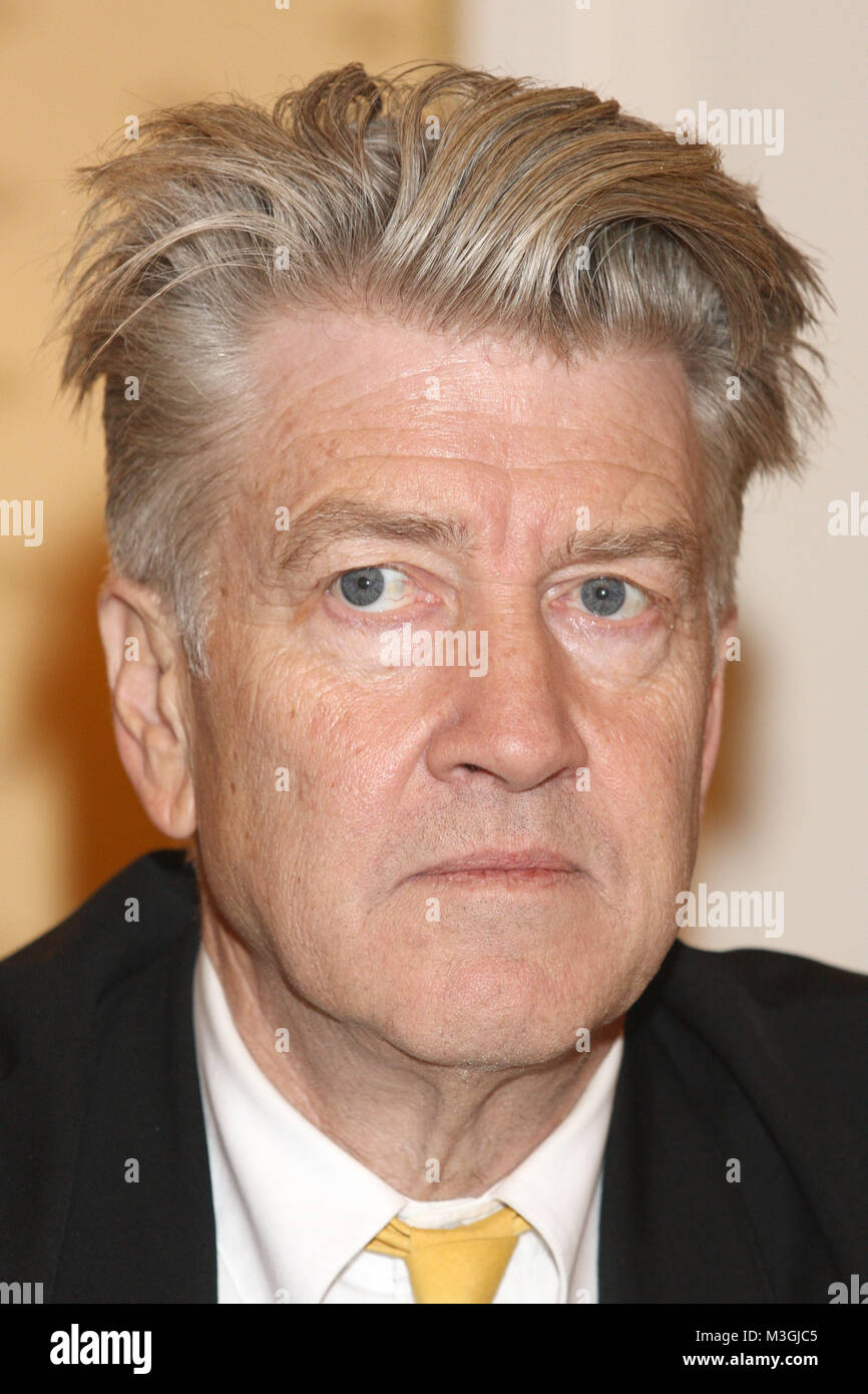 David Lynch - mehrfach ausgezeichneter Filmregisseur ('Twin Peaks', 'Blue Velvet' und 'Mulholland Drive') , à Hambourg stellt sein bewusstseins-basiertes Erziehungs und Friedensprogramm vor. 14.11.2007, Atlantic Hotel Banque D'Images