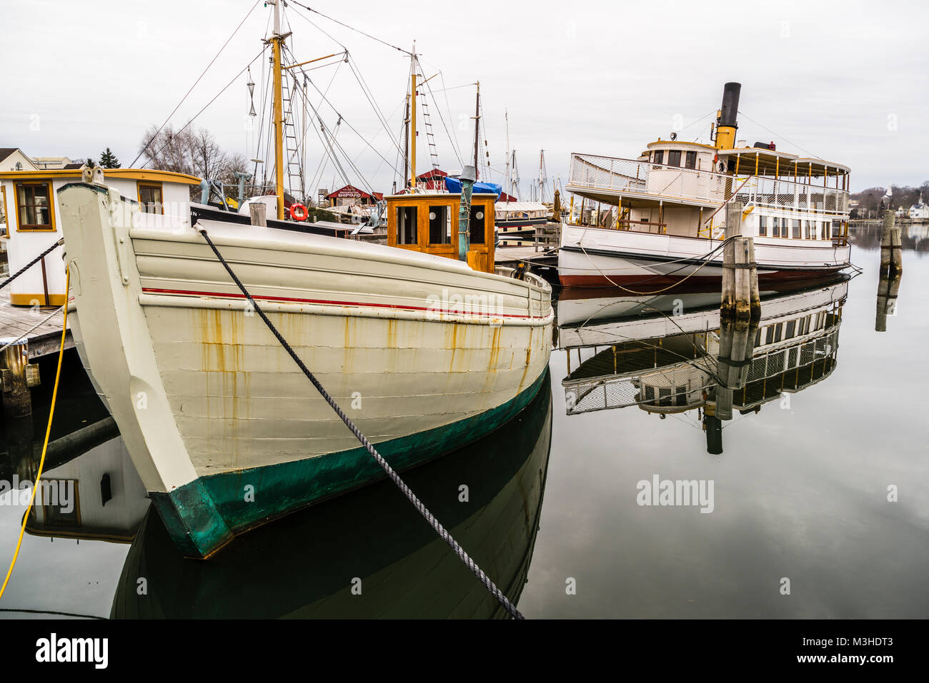 Mystic Seaport Mystic, Connecticut, USA Banque D'Images