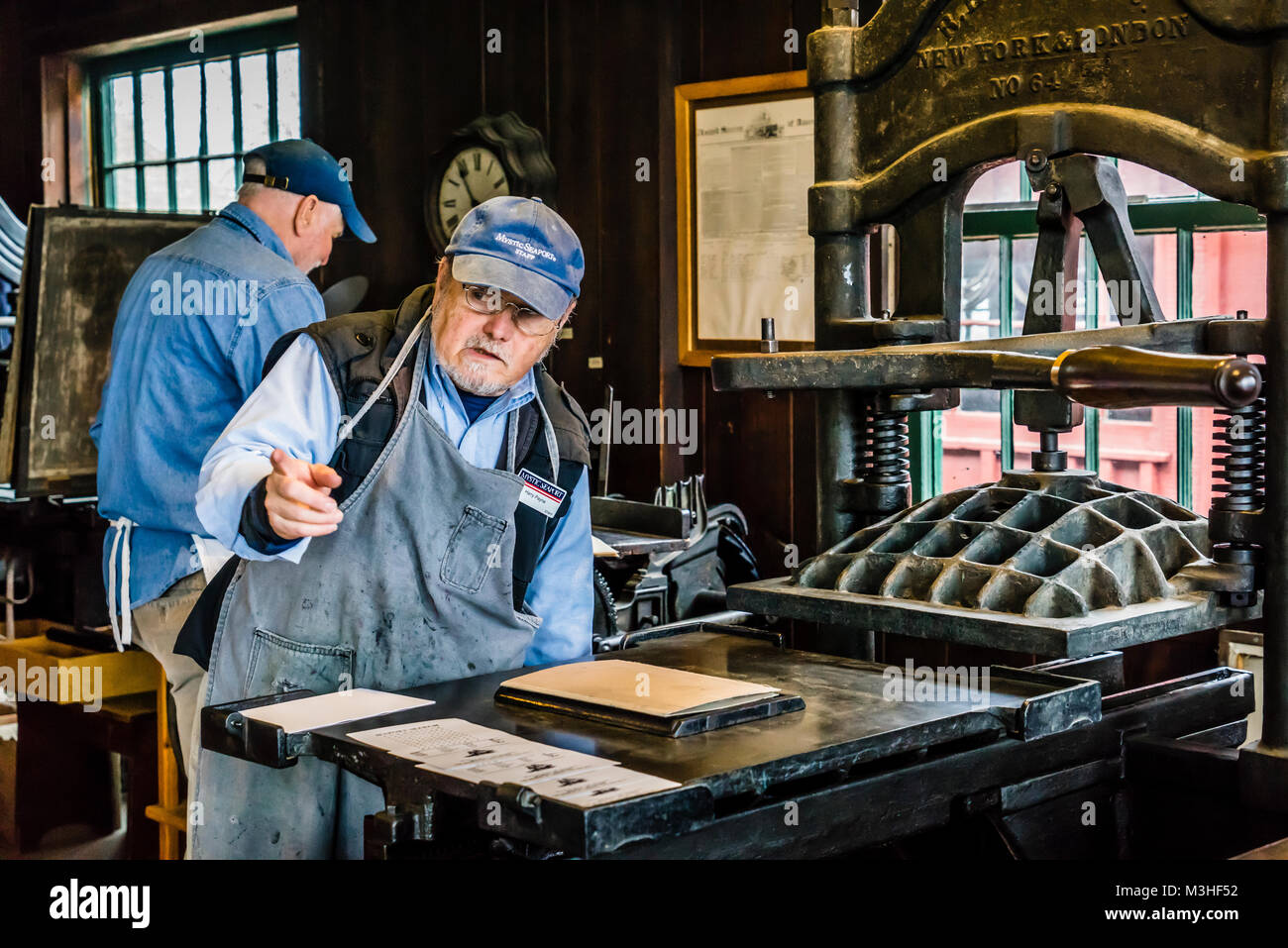 Mystic Seaport Mystic, Connecticut, USA Banque D'Images