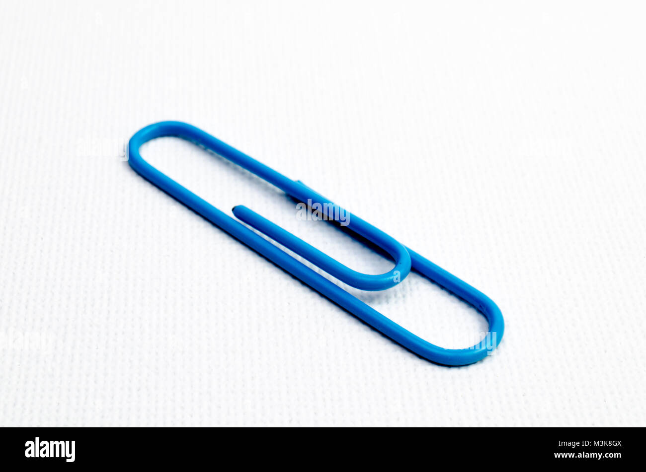 Un studio photo d'un trombone bleu Banque D'Images