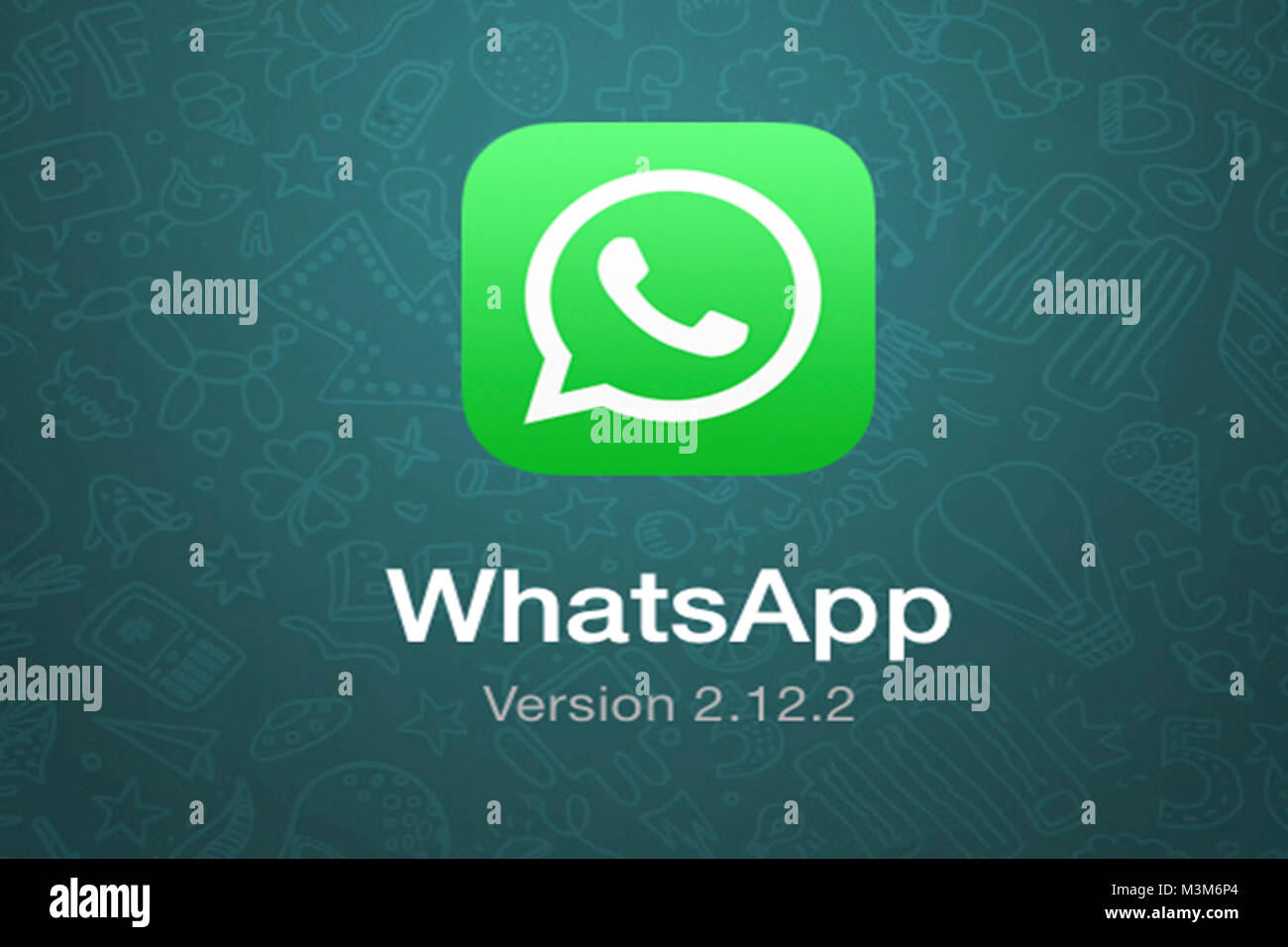 Capture d'application Whatsapp Banque D'Images