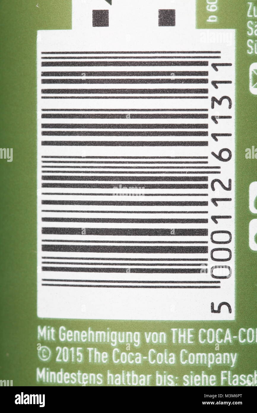 Barcode coca cola Banque de photographies et d’images à haute résolution Alamy