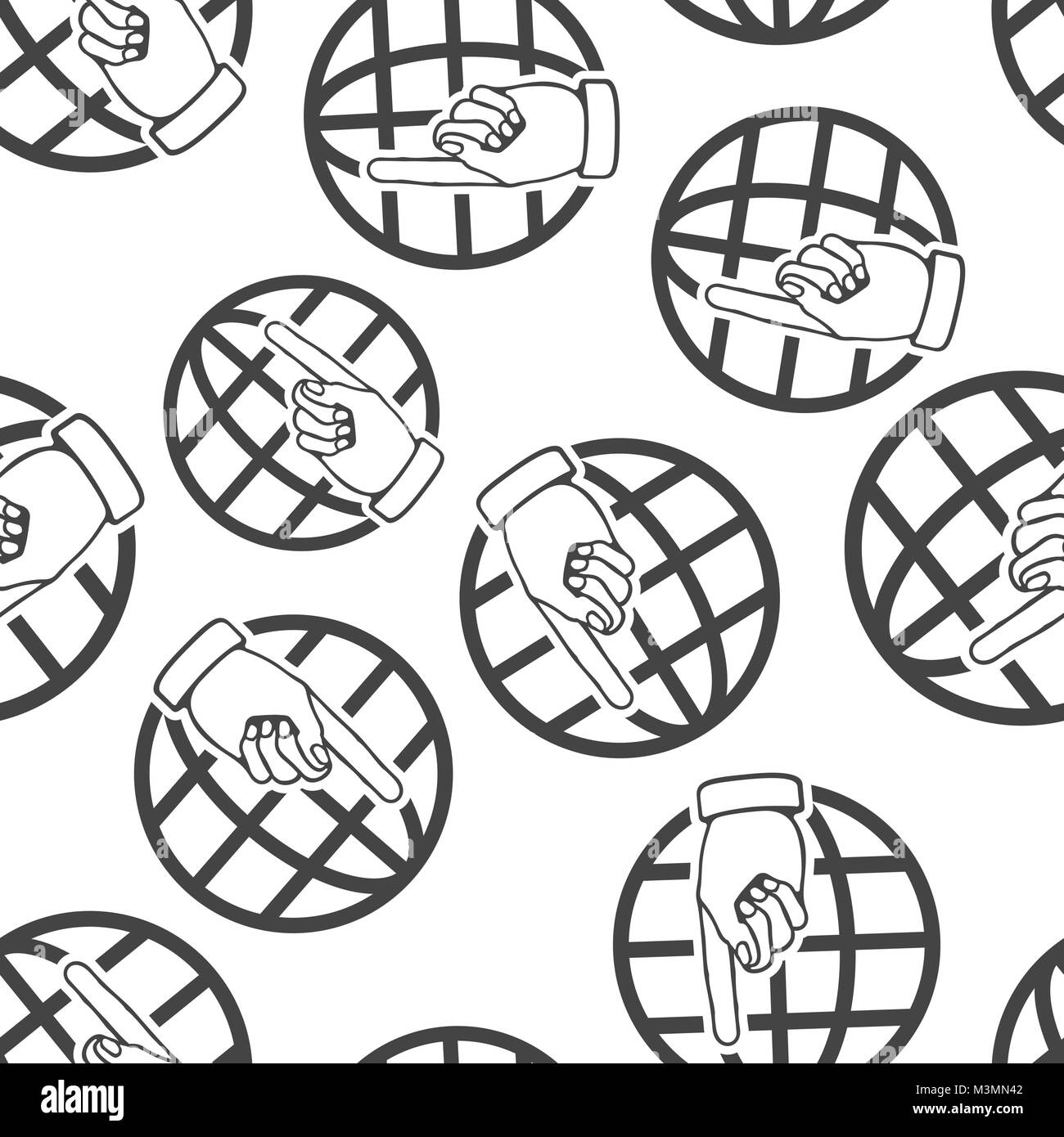Aller sur le motif de fond transparente icône. Business flat vector illustration. Le symbole du réseau mondial. Illustration de Vecteur