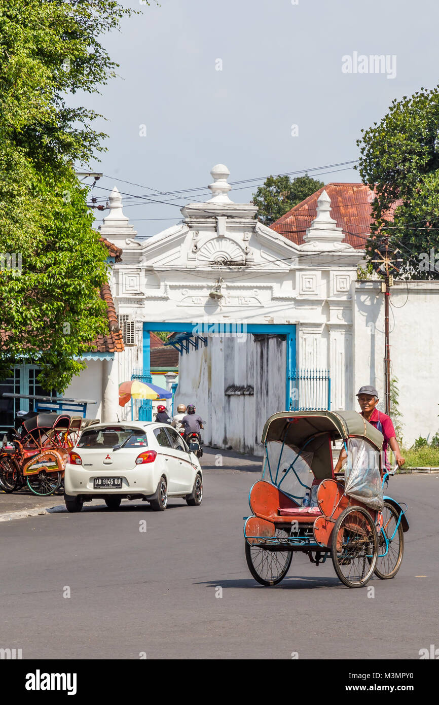 Palace à Surakarta, Java, Indoensia Banque D'Images