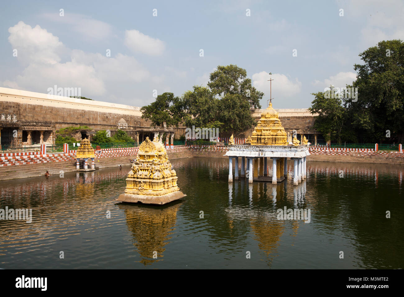 L'Inde, le Tamil Nadu, Kanchipuram, Temple Varadharaja Perumal Banque D'Images