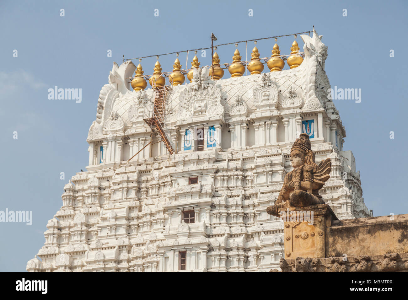 L'Inde, le Tamil Nadu, Kanchipuram, Temple Varadharaja Perumal Banque D'Images
