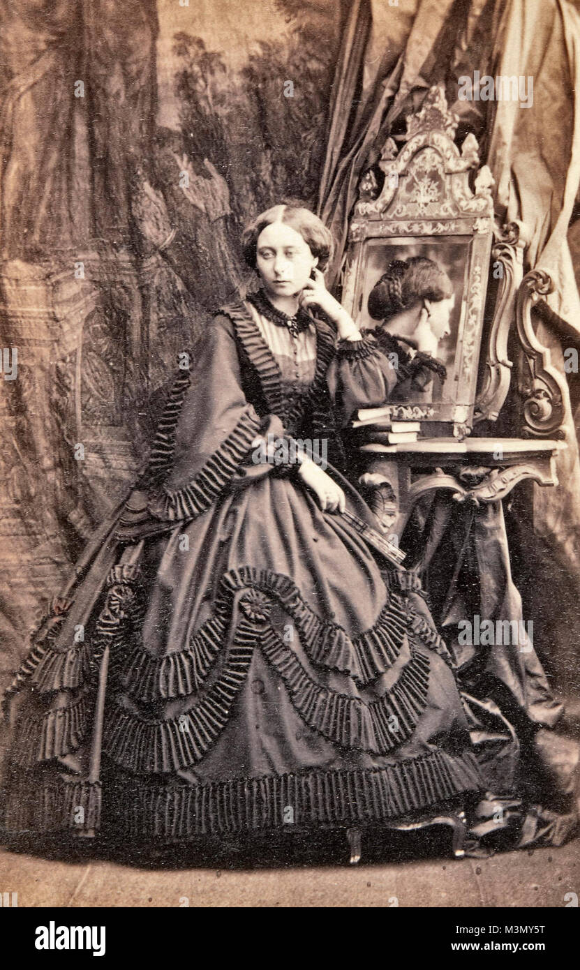 La princesse Alice du Royaume-Uni (Alice Maud Marie, fille de la reine Victoria). Juin 1861 Banque D'Images